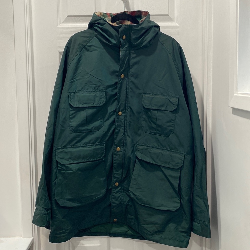 Woolrich Vintage Full Zip Raincoat